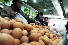 上海洋鸡蛋4元/斤 零售价格跌至新低